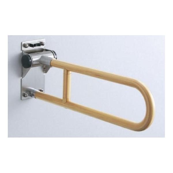 パブリック用手すり樹脂被覆タイプ(φ34)　腰掛便器用手すり(可動式)CAD　3D-C　はね上げタイ...