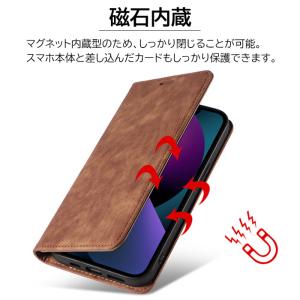 スマホケース 手帳型 マグネット 磁石 iPh...の詳細画像3