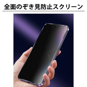覗き見防止 液晶保護フィルム セラミック強化フ...の詳細画像4