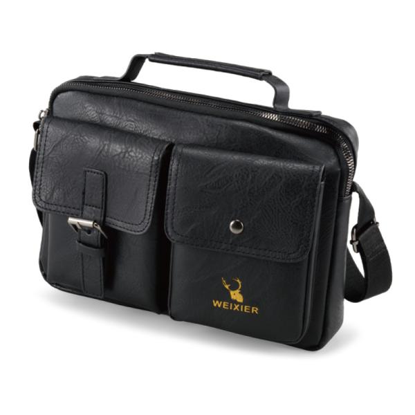 アンティークレザー2WAY多機能バッグ ショルダーバッグ 新聞掲載商品 - ダンディクラブ