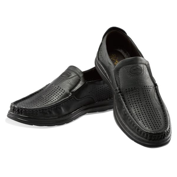 新聞掲載 シークレットシューズ メンズ 高級レザー調メッシュシューズ 3.5cmUP - ダンディク...