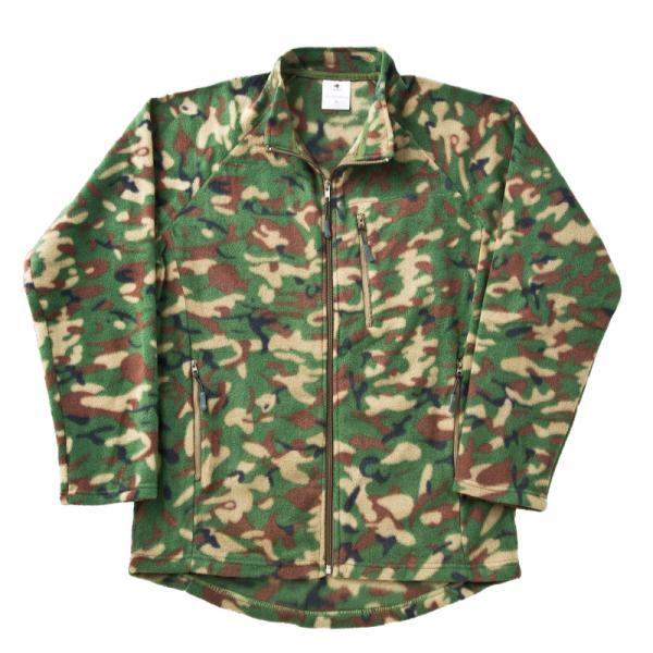 自衛隊仕様 フリース迷彩柄ジャケット - イーグルクラブ
