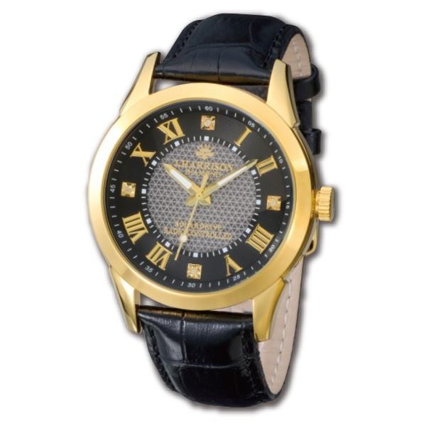 天然ダイヤ クラシック ソーラー電波時計 - ダンディクラブ