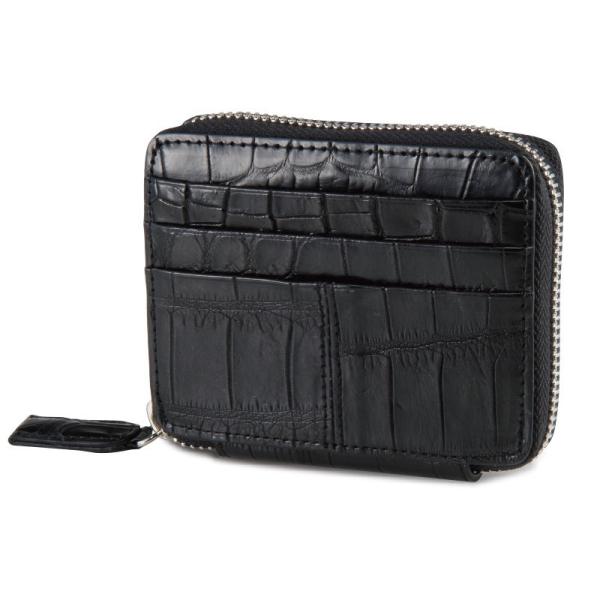 クロコダイル革 コンパクトウォレット - ダンディクラブ