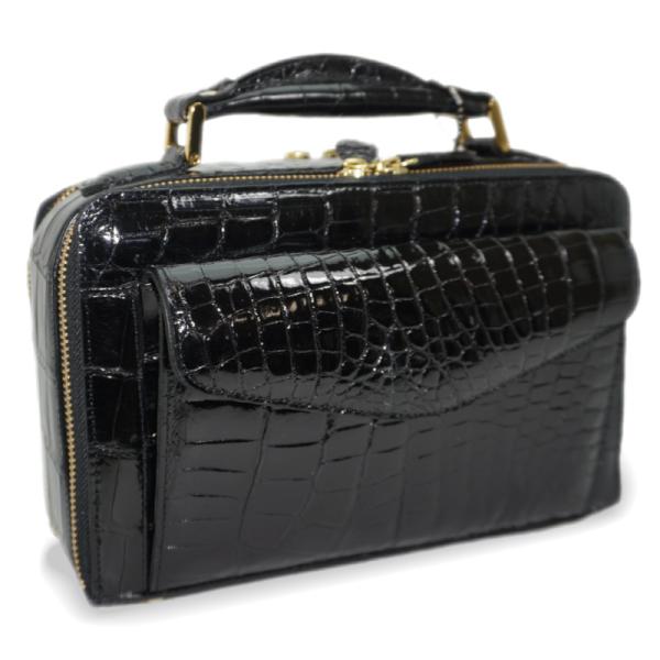 NEW 高級クロコダイル セカンドバッグ クロコ革 - ダンディクラブ