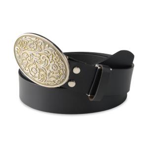 カービングレザーガンベルト 38口径用 (ブラック) GB-38BLK 34-42