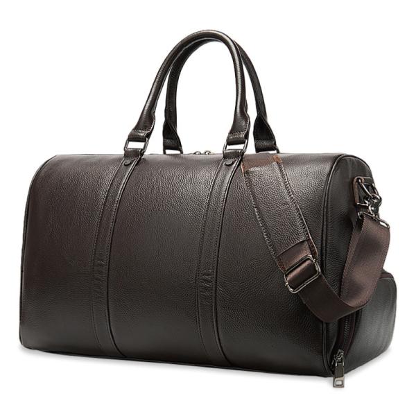 本牛革シューズイン ボストンバッグ - ダンディクラブ