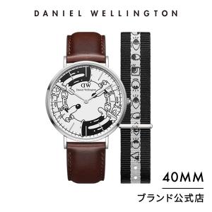 腕時計 時計 レディース メンズ ダニエルウェリントン ギフトセット Steven Harrington  Classic 40 + Nato Strap  DW ブランド 20代 30代 40代 おしゃれ｜danielwellington