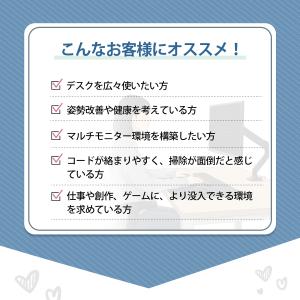 モニターアーム ディスプレイアーム 13-23...の詳細画像1