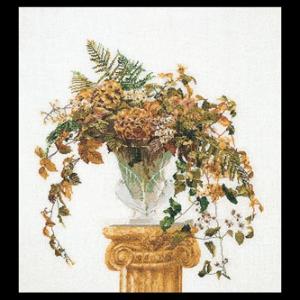 テア　グーベルヌール　クロスステッチ刺繍キット（リネン） 【Autumn】中級者ー上級者向き ☆お取...