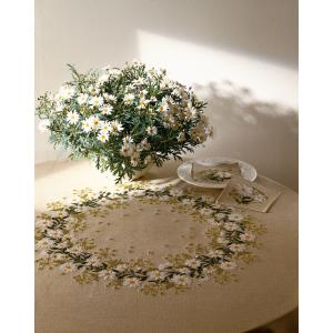 大作　テーブルクロス　リネン　EVA ROSENSTAND クロスステッチ EVA ROSENSTAND クロスステッチ刺繍手芸キット 【 ロンドン