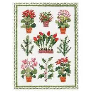 フレメ クロスステッチ 刺繍キット 【CHRISTMAS PLANTS】 クリスマス