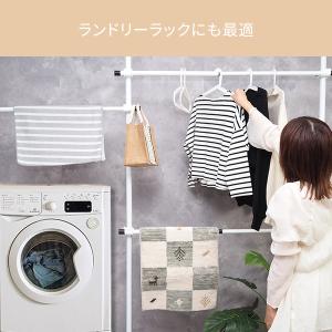 突っ張りポールハンガーラック おしゃれ シンプ...の詳細画像4