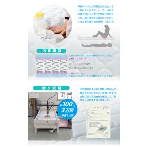 シングル S 薄型ポケットコイルマットレス コ...の詳細画像4