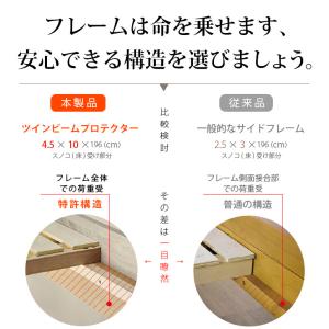 二段ベッド ココル 2段ベット 高耐荷重 耐震...の詳細画像5
