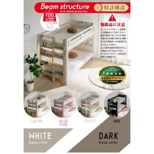 二段ベッド 宮棚照明付き リーウッド 高耐荷重...の詳細画像1