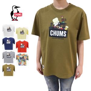 【CHUMS】 チャムス BBQ BOOBYＴシャツ 半袖  ブランドロゴ プリント｜dankuranosuke