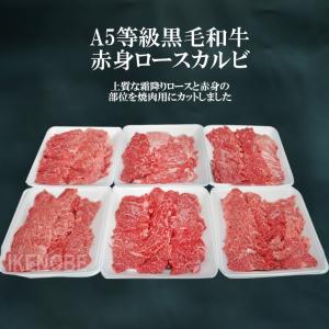 数量限定 黒毛和牛A5等級赤身ロースカルビ500ｇ冷凍 希少部位 松阪 黒毛和牛 国産牛 輸入牛 サーロイン カルビ
