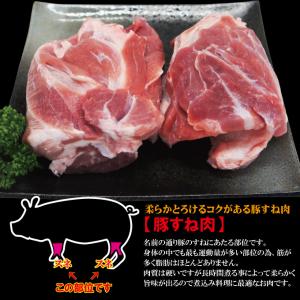国産豚すね肉1kg冷凍骨なし煮込み用 アイスバ...の詳細画像1