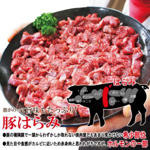 コリこり国産豚はらみ切り落とし500g冷凍 便...の詳細画像1