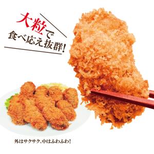 広島県産ジャンボ大粒かきフライ36gx6個冷凍 冷凍食品 広島県産 かき カキ 牡蠣 惣菜 おつまみ｜そうざい 男しゃく