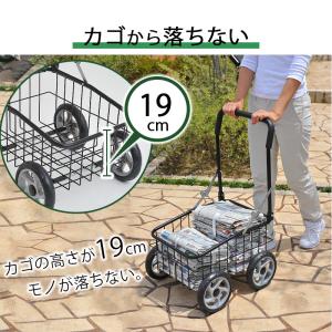 ショッピングカート カゴ台車 シルバーカー 折...の詳細画像4