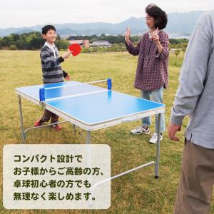 卓球台 162×83cm 家庭用 折りたたみ ...の詳細画像3