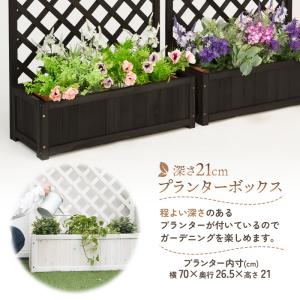 ガーデンフェンス ラティス フェンス 木製 プ...の詳細画像2