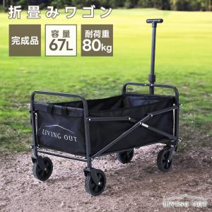 LOGOS（ロゴス） キャリーカート ストライプ ミディキャリー（ブルー