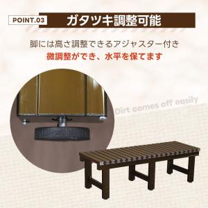 アルミぬれ縁 幅130cm 長め 天板樹脂製 ...の詳細画像3