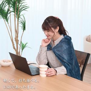 ひざ掛け 電気 USB ポータブル アウトドア...の詳細画像1