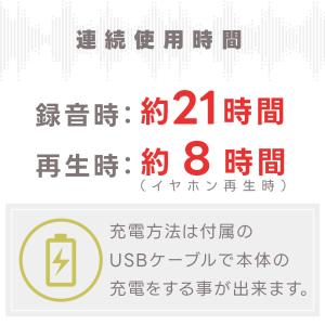 ボイスレコーダー 小型 4GB ICレコーダー...の詳細画像4