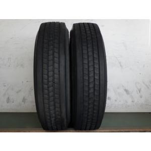 225/80R17.5 123/122L ダンロップ SP122 中古 7分山 2本セット サマータ...
