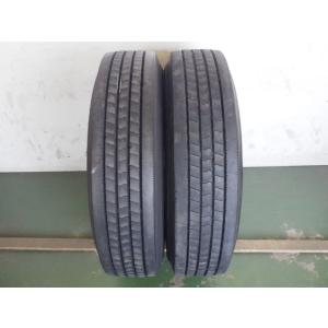 L16442-ダンロップ SP122 225/80R17.5 123/122L 中古 2本セット サ...
