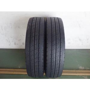 205/80R17.5 120/118L ダンロップ SPLT50 中古 8分山 2本セット サマー...