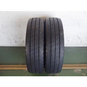215/70R17.5 118/116L ダンロップ SPLT50 中古 8分山 2本セット サマー...