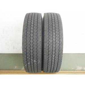 225/80R17.5 123/122L トーヨータイヤ TOYO 冬 M966 中古 2本セット ...