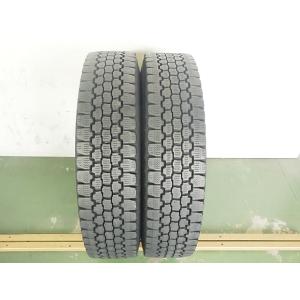 205/80R17.5 120/118L 12PR 冬 中古再生 2本セット スタッドレスタイヤ 2...