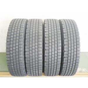 225/80R17.5 123/122L BRM 冬 W910 中古再生 4本セット スタッドレスタ...