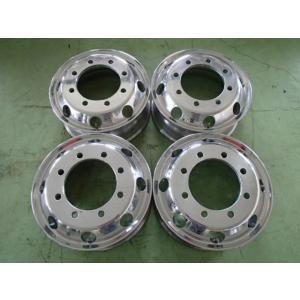 19.5×6.75 PCD:275 8穴 TOPY ISO DXR +147 中古 6本セット スチール