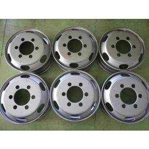 19.5×6.75 PCD:222.25 6穴 +136 TOPY JIS DM3P 中古 6本セッ...
