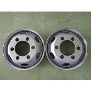 17.5×6.00 PCD:222.25 6穴 +135 TOPY JIS DM3J 中古 2本セッ...