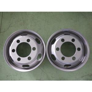 17.5×6.00 PCD:222.25 6穴 +115 TOPY JIS DM3M 中古 2本セッ...