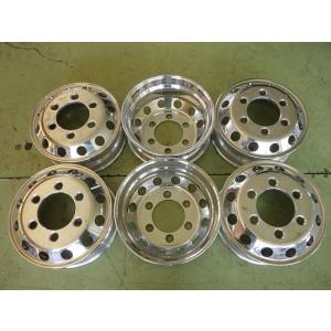 17.5×6.00 PCD:222.25 6穴 +135 ALCOA JIS 663133 中古 6...
