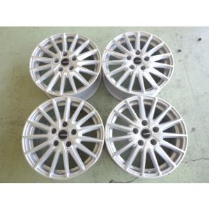 16×6.5J PCD:114.3 5穴 +38 AIR BERG 中古 4本セット アルミホイール...