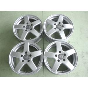 15×6JJ PCD:112 5穴 TARGA AGA NORDIC 中古 4本セット アルミホイー...