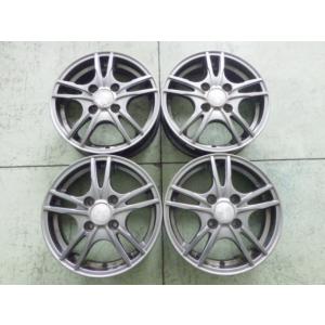 13×4.00B PCD:100 4穴 GRAMPUS 中古 4本セット アルミホイール WH223...