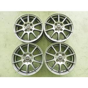 14×4.5J 4穴 A-TECH SCHNEIDER 中古 4本セット アルミホイール WH223...