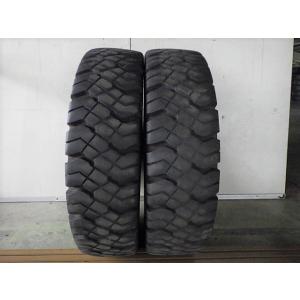 X1294-ダンロップ FK302 8.25-15 16PR 中古 2本セット フォークリフト