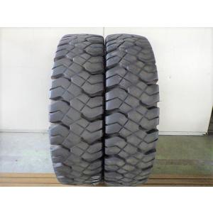 X1295-ダンロップ FK302 8.25-15 16PR 中古 2本セット フォークリフト